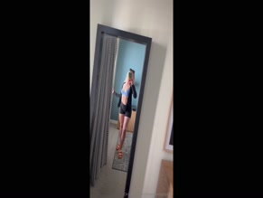 Mswilderness420 sexy in sports bra with nipples visible.