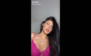Asia Nardi pink lingerie TikTok
