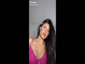 Asia Nardi pink lingerie TikTok