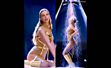 Taylor Swift Nude Bodysuit Shower Scene