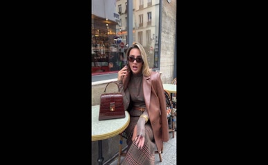 Frankie Bridge Paris Fashion Show Outfit Reveal
