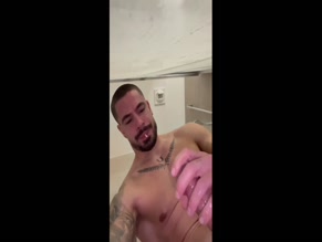 Gordonsam stroking his cock.
