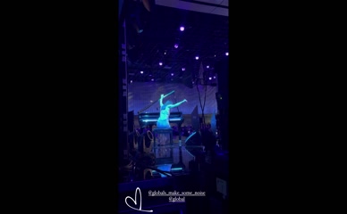 Myleene Klass Piano Performance Back View