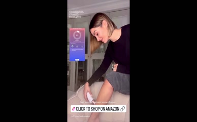 Frankie Bridge IPL Leg Hair Removal