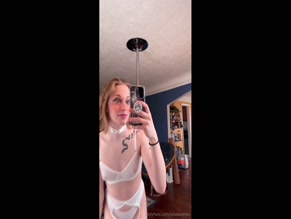 Ivibabesfree lingerie mirror selfie