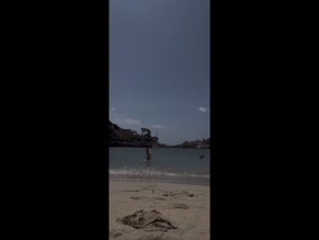 Diana Vickers bikini beach walk.