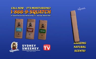 Sydney Sweeney Topless Dr Squatch Ad