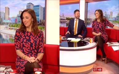 Sally Nugent Tights Legs Reveal