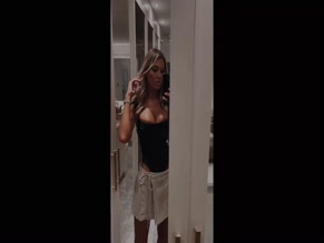 Christine McGuinness Corset Selfie