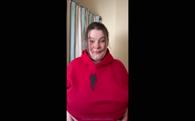 m.i.s.s.bunny removes hoodie, reveals breasts in sports bra