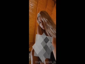 Nude tonic15 sauna selfie