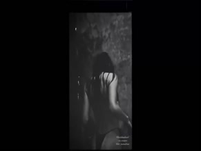 Crystal Reed bikini water tease.