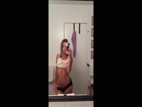 badgyalrachh braless bathroom selfie