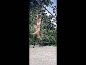 Katiemcdonnell Hanging Splits Bikini