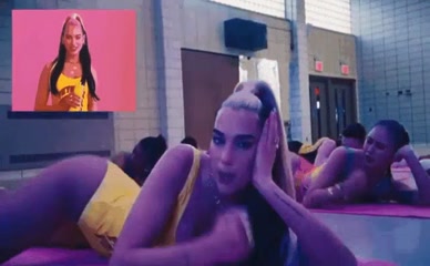 Dua Lipa Ass Up Yoga Class
