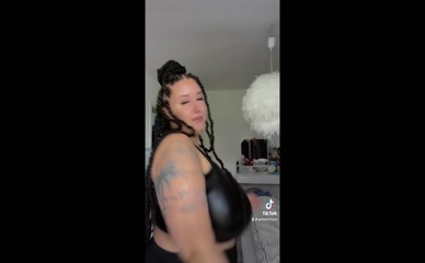 Geheimnis_xx's Massive Tits in Leather Top