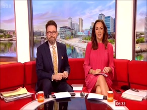 Sally Nugent Legs Dress BBC Breakfast