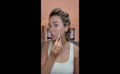 Georgia Toffolo nipple slip makeup tutorial
