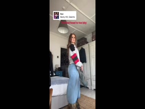 Maisie Smith's Tits Bounce in Unzipped Jacket