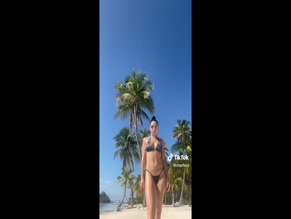 Charli XCX bikini ass jiggle