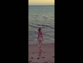 Bailee Madison Wet T-Shirt Beach Swim