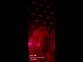 Sarah Jeffery yoga ass cleavage
