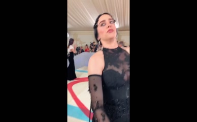 Billie Eilish Sheer Dress Nipple Slip