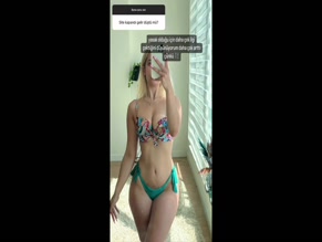 Gizemsavagex bikini body selfie