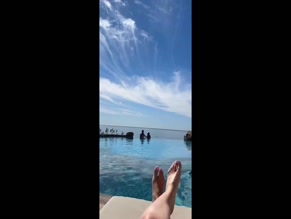 Ivana Baquero vacation strip tease