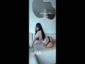 Elara777 ass tease in a black thong