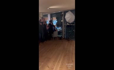 Frankie Bridge sideboob dress reveal