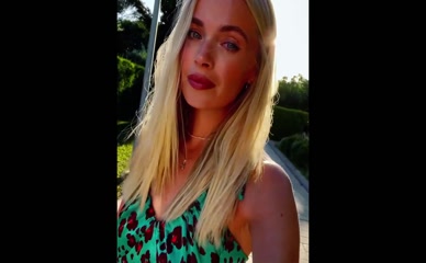 Danni Wells nipple slip dress