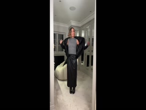 Frankie Bridge Quick Change Nude Dress Reveal