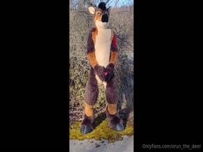 orunthedeer masturbates in fursuit