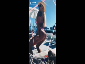 Simona Trasca Bikini Ass Shake