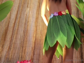 fantasylulux: Fantasy Lulu Aloha Shirtless Braless