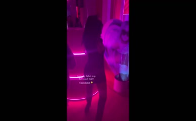 Jenna Dewan Tatum dancing in silhouette