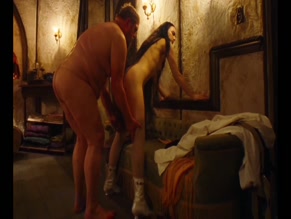 Emma Stone: Full frontal view, exposed breasts, nipples, and pubic hair during sexual acts.