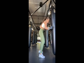 Ava Allan Boxing Ass Jiggle