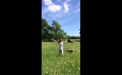 Elizabeth Hurley topless field frolic