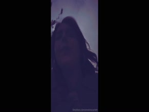 smokinscarlett smokes a cigarette