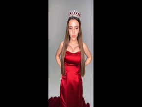 Valya Karnaval big tits red dress