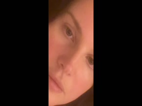 Lana Del Rey Close-Up Face Video