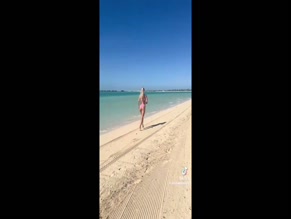 Alisha Lehmann Beach Bikini Ass