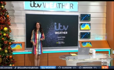Laura Tobin's Bare Legs on TV