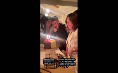 Georgia May Foote cleavage cake.