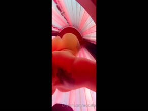 Sepideh Pasha Tanning Booth Ass Exposure