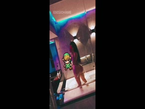 Iasammy ass in bathroom.