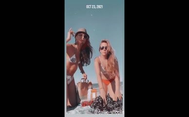 Cassady McClincy bikini beach selfie