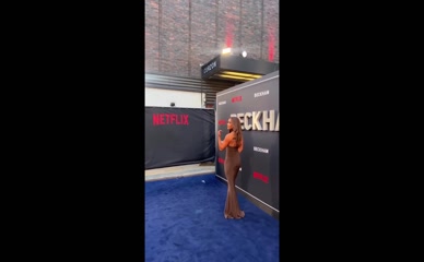 Alex Scott red carpet appearance